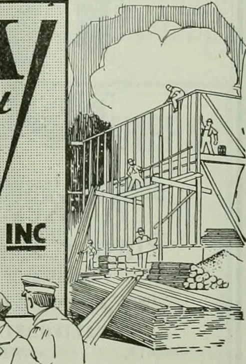 An illustration from Building & engineering news, 1914, leaf 583