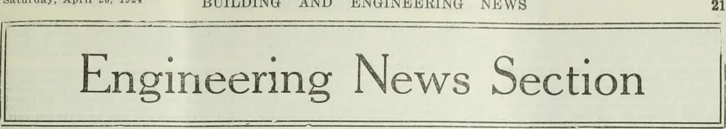 An illustration from Building & engineering news, 1914, leaf 724