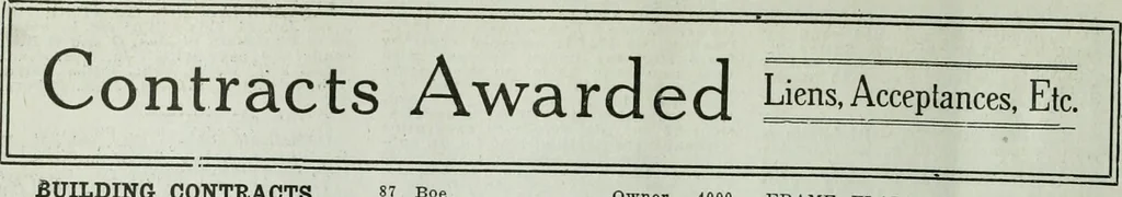 An illustration from Building & engineering news, 1914, leaf 79