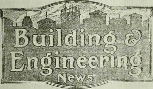 An illustration from Building & engineering news, 1914, leaf 882