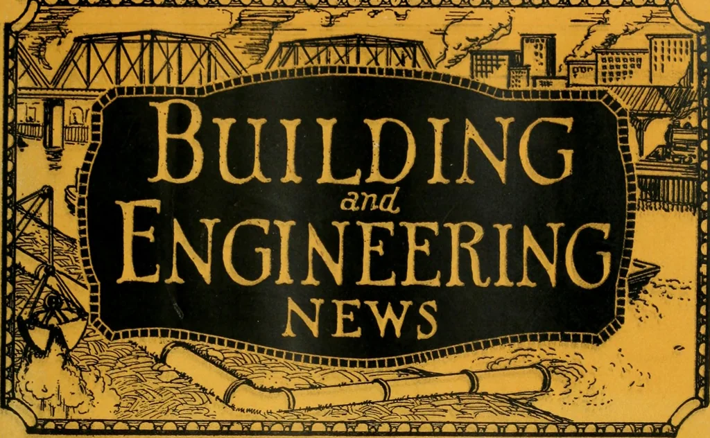 An illustration from Building & engineering news, 1914, leaf 90