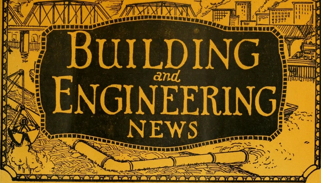 An illustration from Building & engineering news, 1914, leaf 964