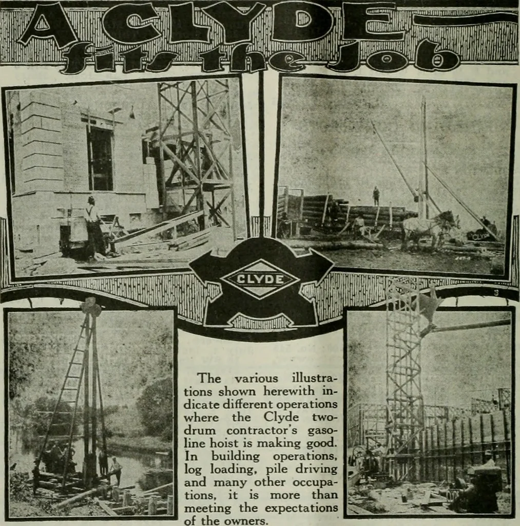 An illustration from Building & engineering news, 1914, leaf 133