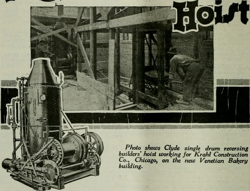 An illustration from Building & engineering news, 1914, leaf 399