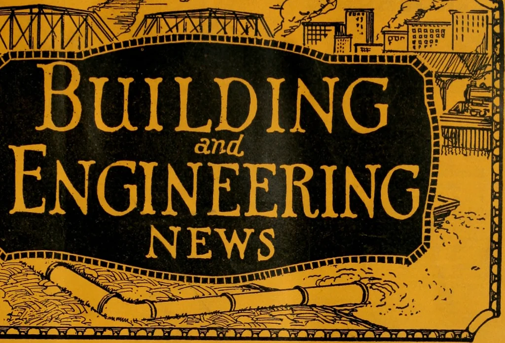 An illustration from Building & engineering news, 1914, leaf 4