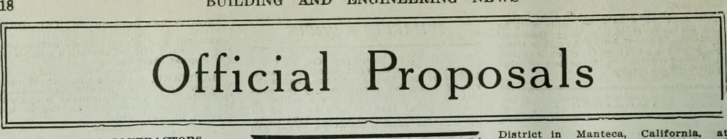 An illustration from Building & engineering news, 1914, leaf 417