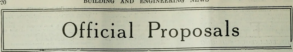 An illustration from Building & engineering news, 1914, leaf 617