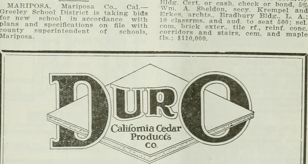 An illustration from Building & engineering news, 1914, leaf 134