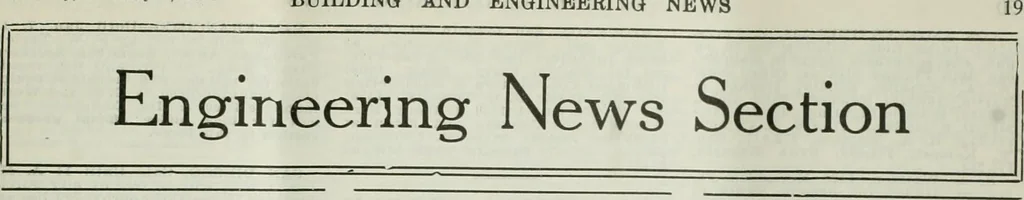 An illustration from Building & engineering news, 1914, leaf 22