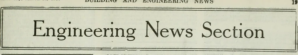 An illustration from Building & engineering news, 1914, leaf 418