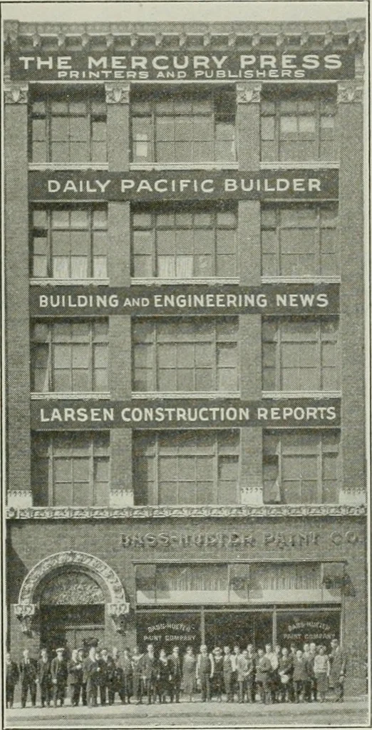 An illustration from Building & engineering news, 1914, leaf 446