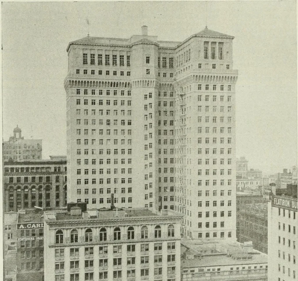An illustration from Building & engineering news, 1914, leaf 477