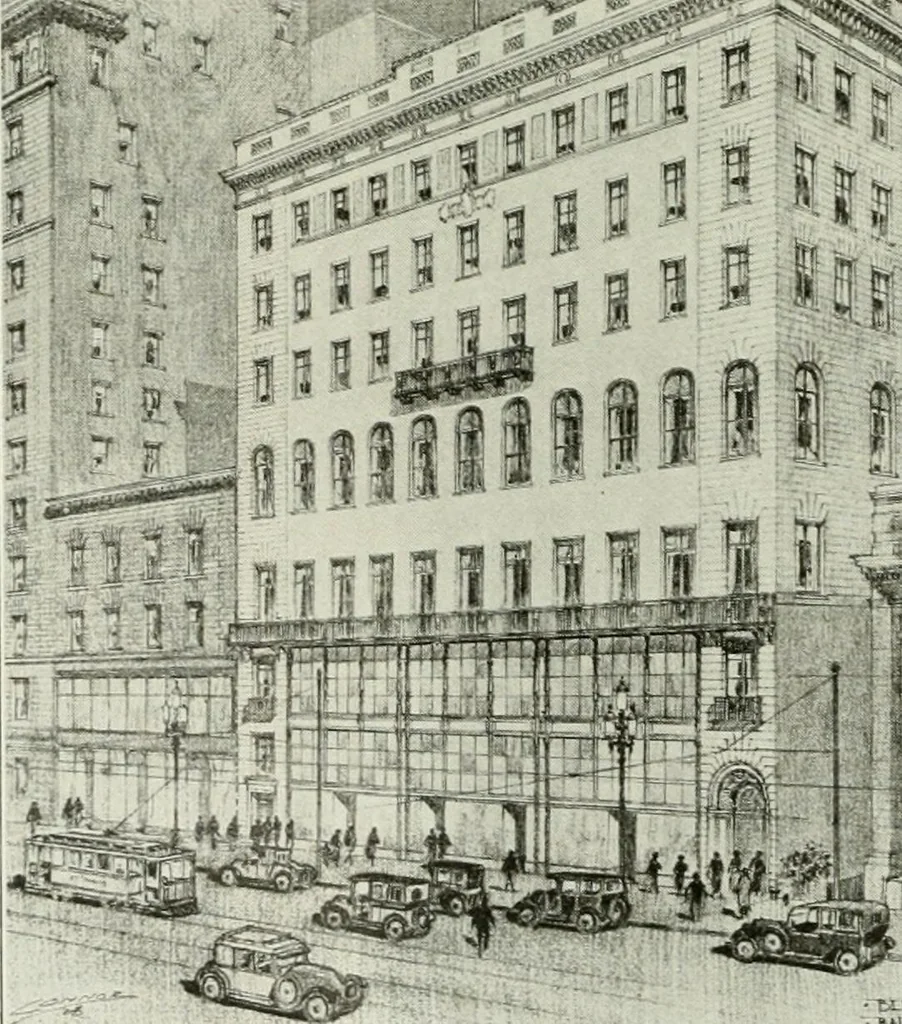 An illustration from Building & engineering news, 1914, leaf 483