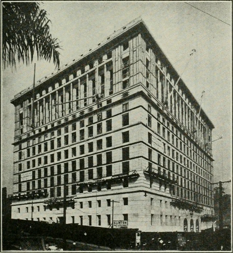 An illustration from Building & engineering news, 1914, leaf 516
