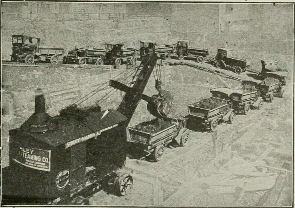 An illustration from Building & engineering news, 1914, leaf 554