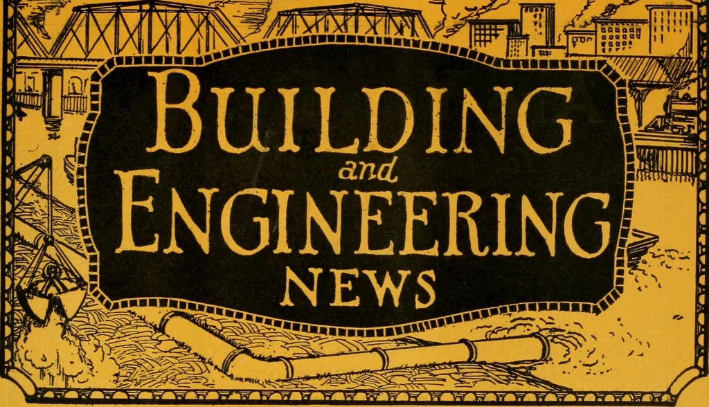An illustration from Building & engineering news, 1914, leaf 558