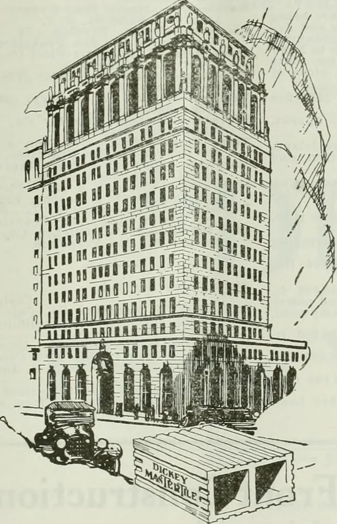 An illustration from Building & engineering news, 1914, leaf 568