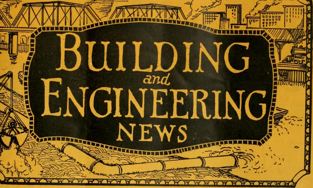 An illustration from Building & engineering news, 1914, leaf 80