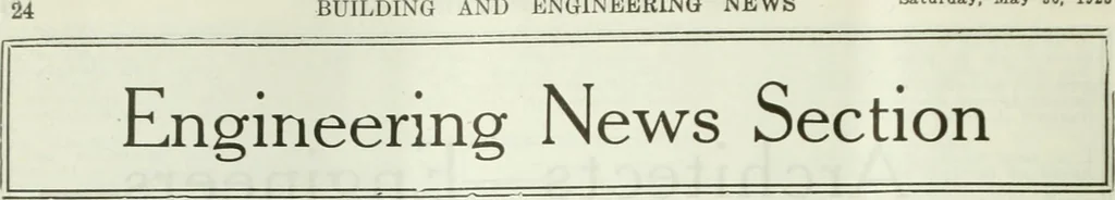 An illustration from Building & engineering news, 1914, leaf 975