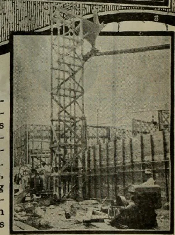 An illustration from Building & engineering news, 1914, leaf 37