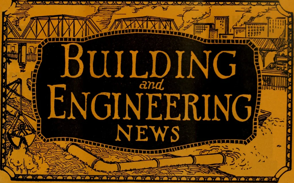An illustration from Building & engineering news, 1914, leaf 38