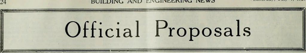 An illustration from Building & engineering news, 1914, leaf 27
