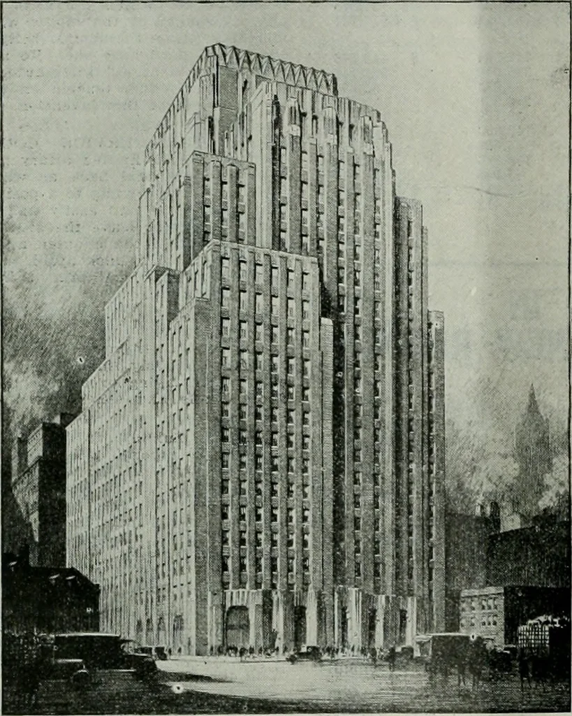 An illustration from Building & engineering news, 1914, leaf 377