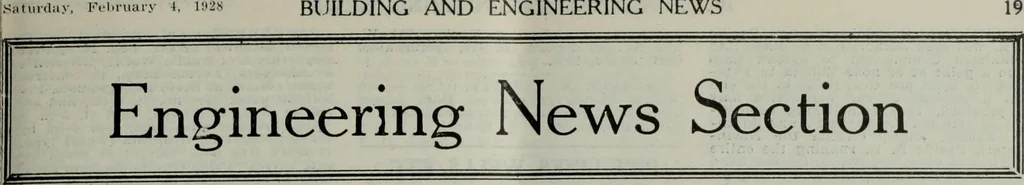 An illustration from Building & engineering news, 1914, leaf 160