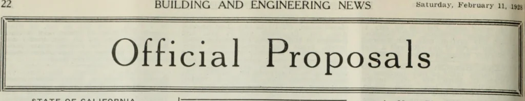 An illustration from Building & engineering news, 1914, leaf 197