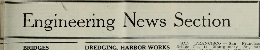 An illustration from Building & engineering news, 1914, leaf 294