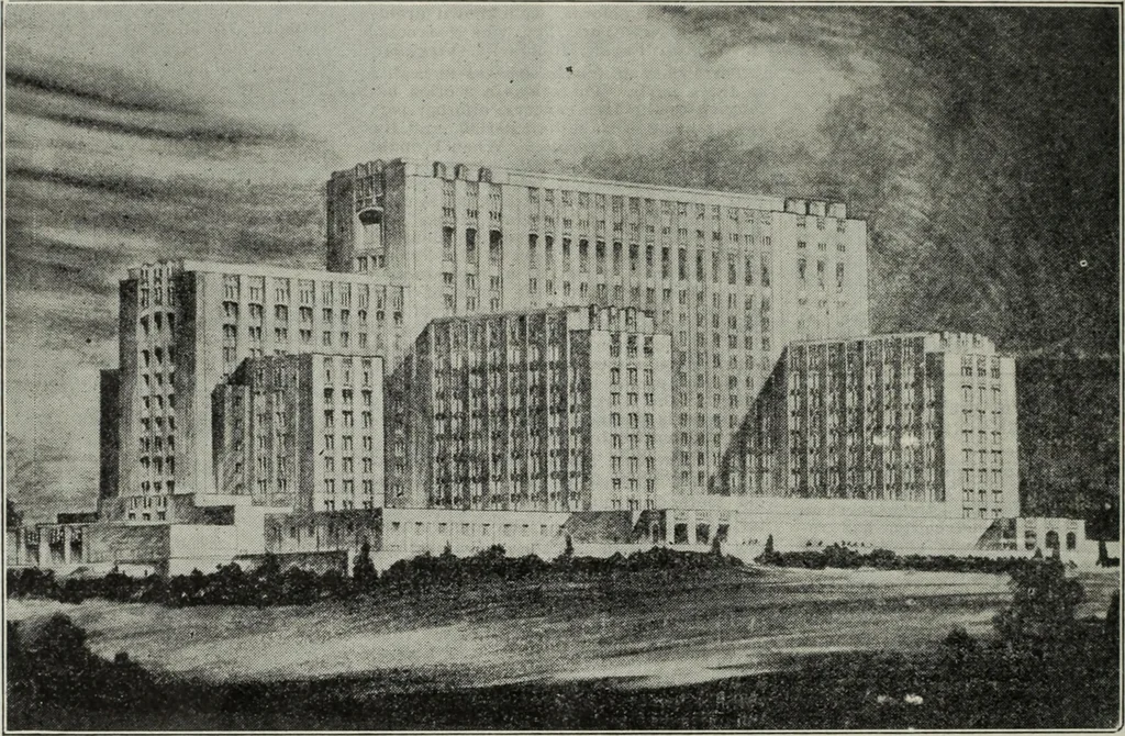 An illustration from Building & engineering news, 1914, leaf 745
