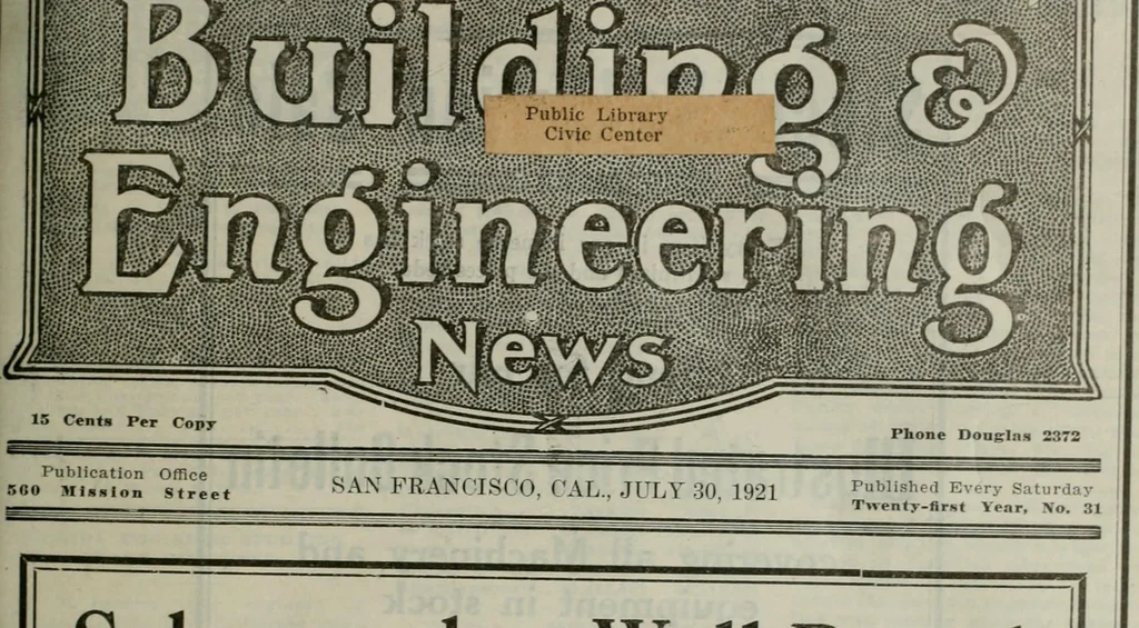 An illustration from Building & engineering news, 1914, leaf 136