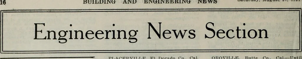 An illustration from Building & engineering news, 1914, leaf 255