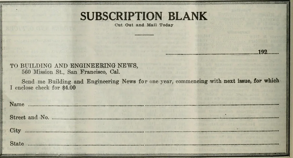 An illustration from Building & engineering news, 1914, leaf 578