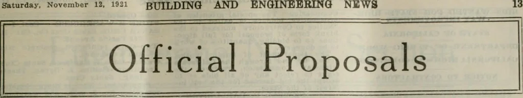 An illustration from Building & engineering news, 1914, leaf 611