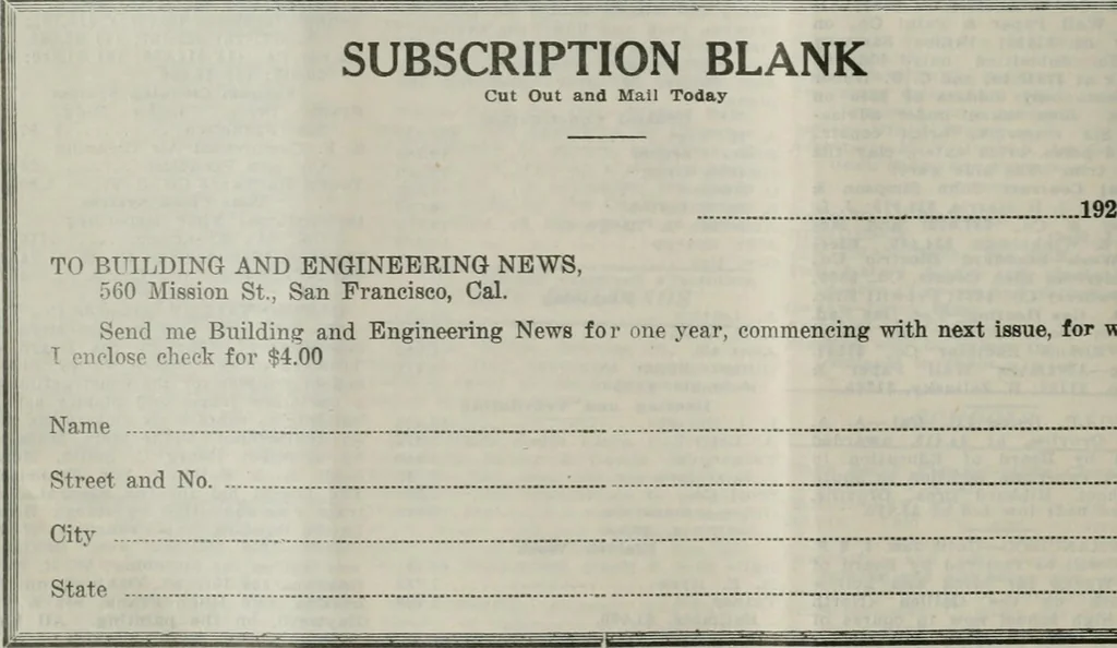 An illustration from Building & engineering news, 1914, leaf 800
