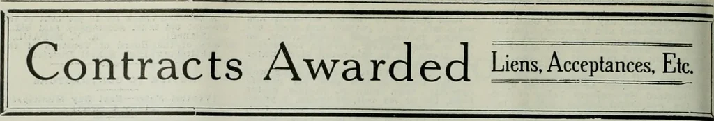An illustration from Building & engineering news, 1914, leaf 211