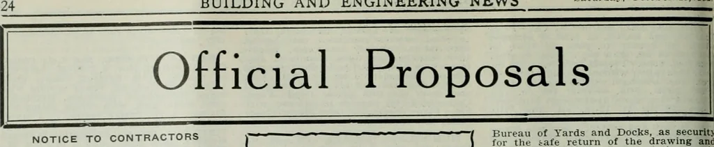 An illustration from Building & engineering news, 1914, leaf 549