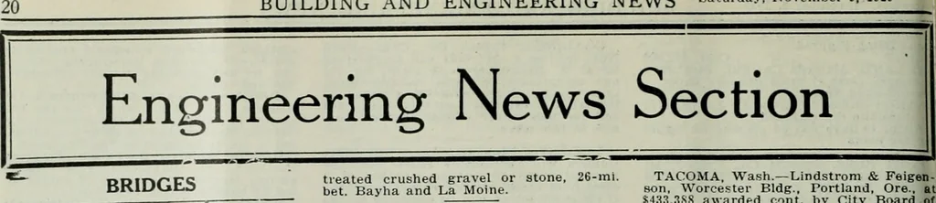 An illustration from Building & engineering news, 1914, leaf 647