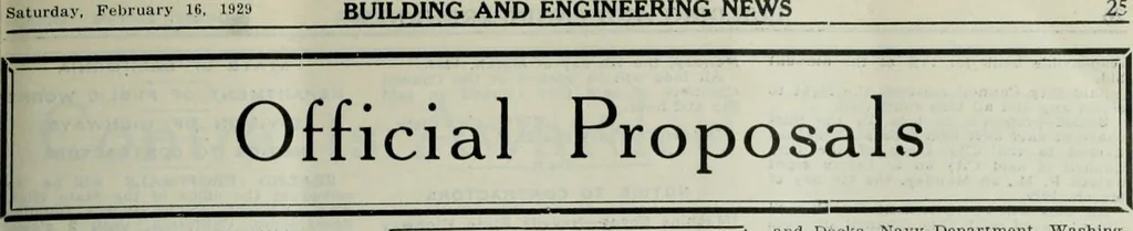 An illustration from Building & engineering news, 1914, leaf 236