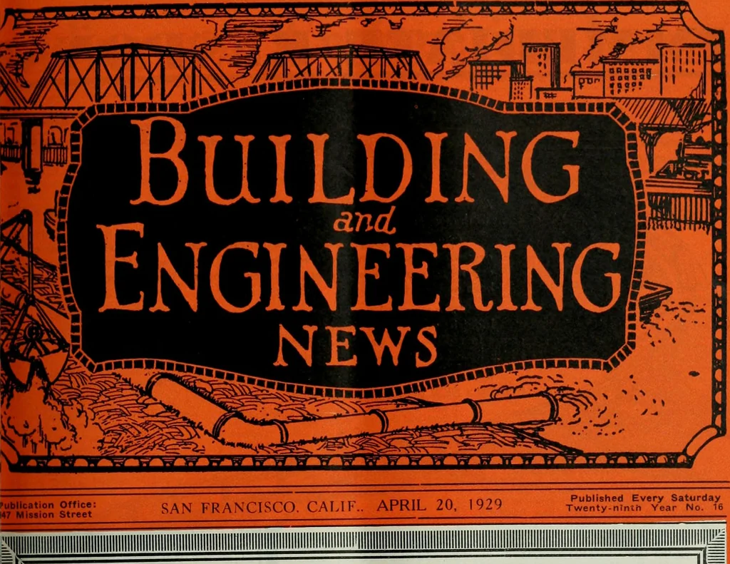 An illustration from Building & engineering news, 1914, leaf 540