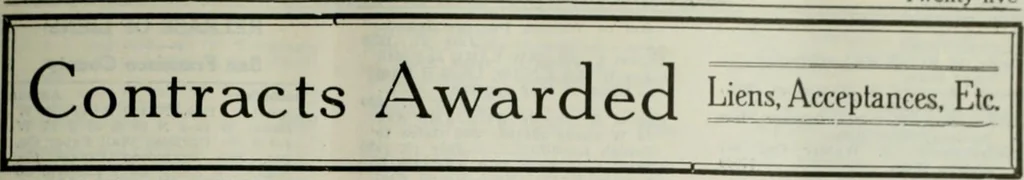 An illustration from Building & engineering news, 1914, leaf 202
