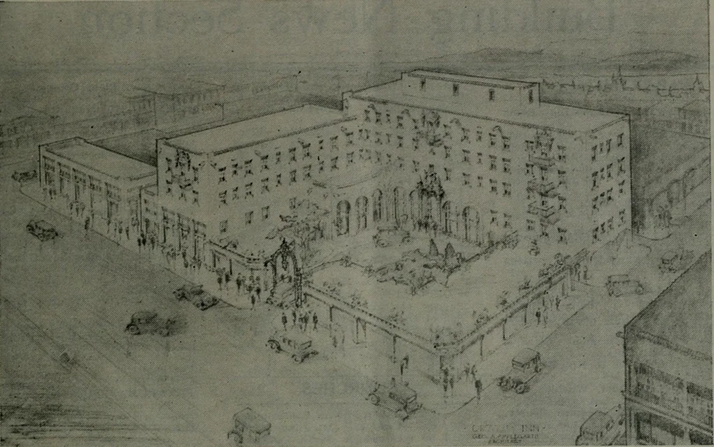 An illustration from Building & engineering news, 1914, leaf 642