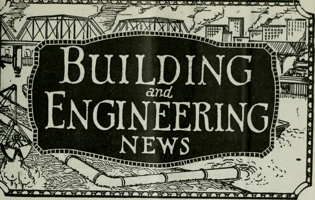 An illustration from Building & engineering news, 1914, leaf 430