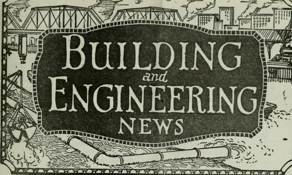 An illustration from Building & engineering news, 1914, leaf 782