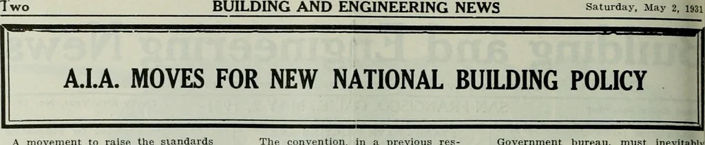 An illustration from Building & engineering news, 1914, leaf 583