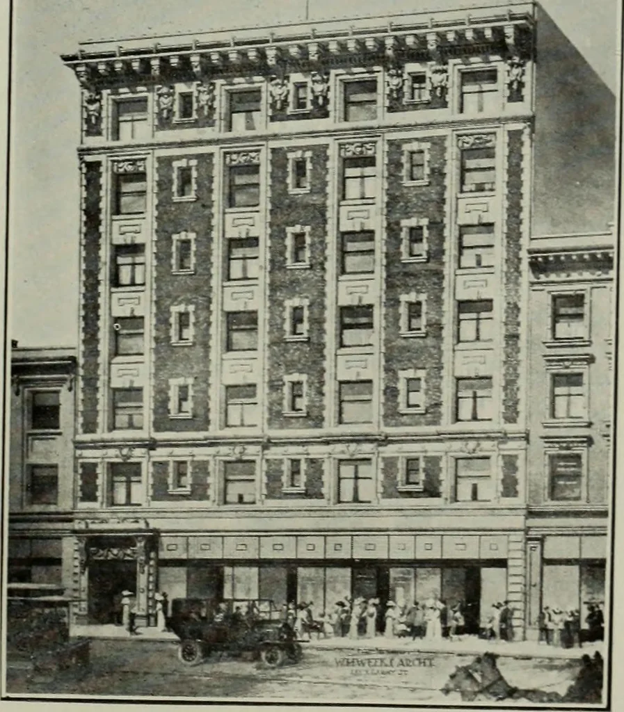 An illustration from Building and industrial news, 1914, leaf 430
