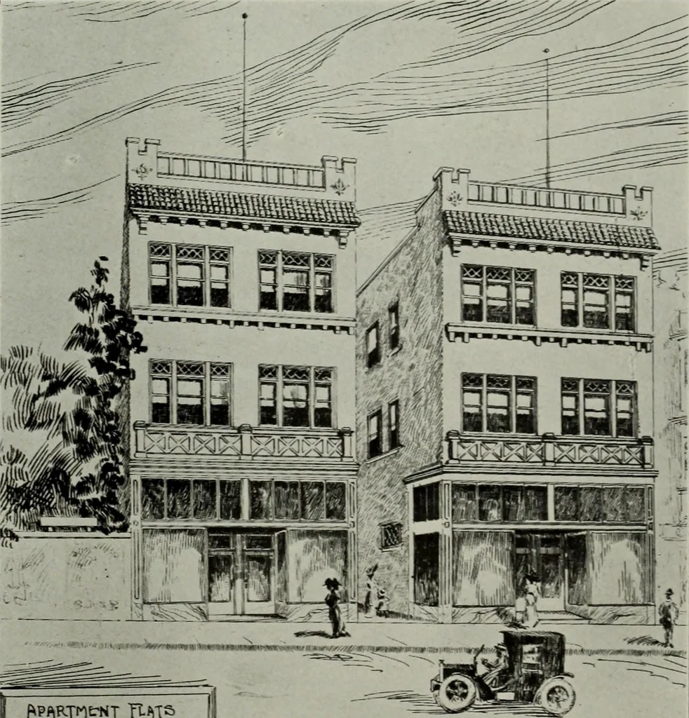An illustration from Building and industrial news, 1914, leaf 678