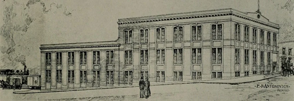 An illustration from Building and industrial news, 1914, leaf 316