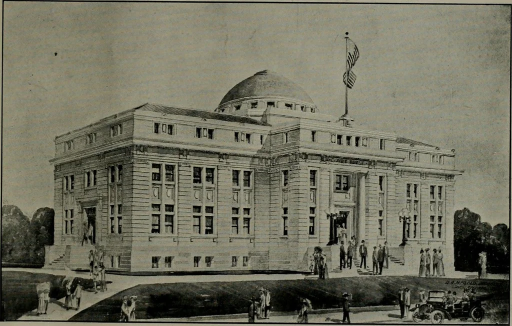 An illustration from Building and industrial news, 1914, leaf 614